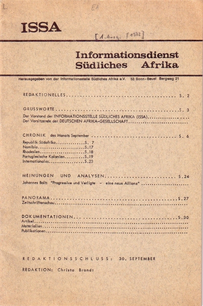 Erstausgabe 1972